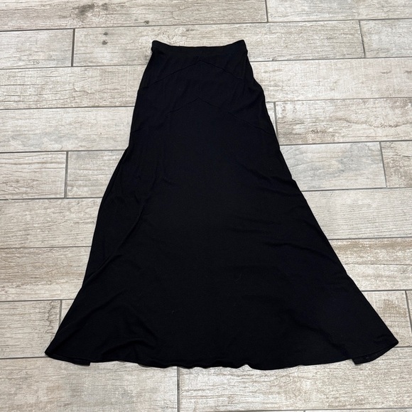 Heath Ceramics Classic Black Maxi Skirt - Picture 1 of 4